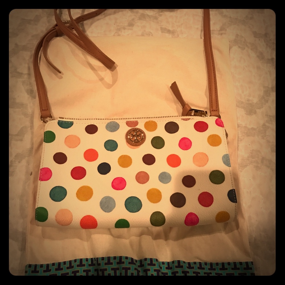 Beautiful polka dot cross body